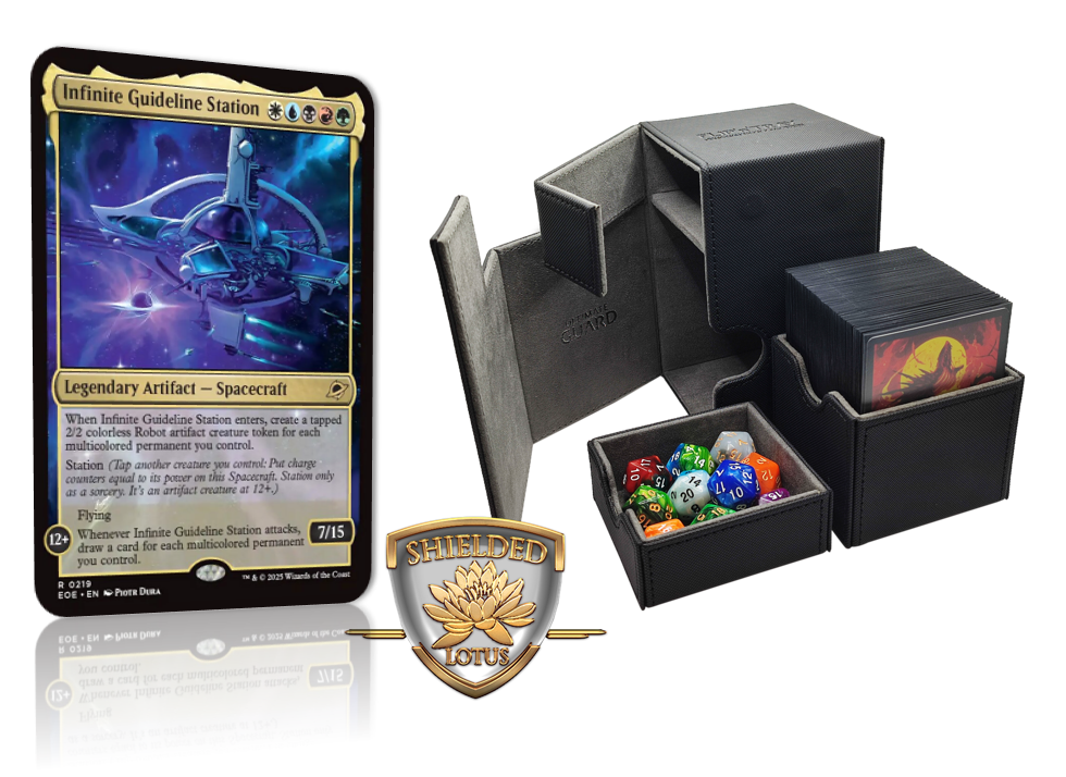 MTG Magic the Gathering Commander Deck - Infinite Guideline Station (5-Color Vehicles)