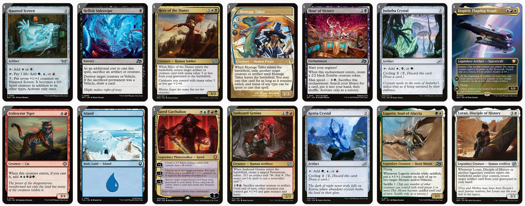 MTG Magic the Gathering Commander Deck - Infinite Guideline Station (5-Color Vehicles)