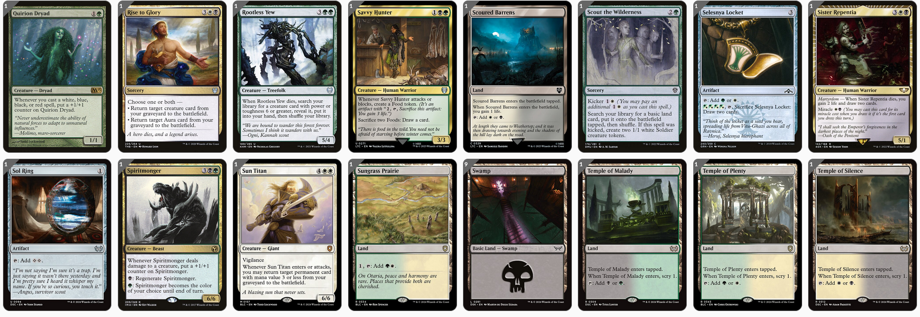MTG Magic the Gathering Commander Deck - Colfenor, the Last Yew (Treefolk)