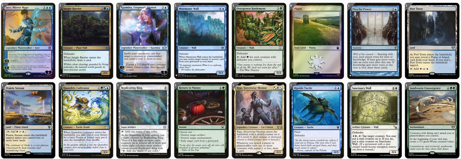 MTG Magic the Gathering Commander Deck - Arcades, the Strategist (Mauer, Aggro)