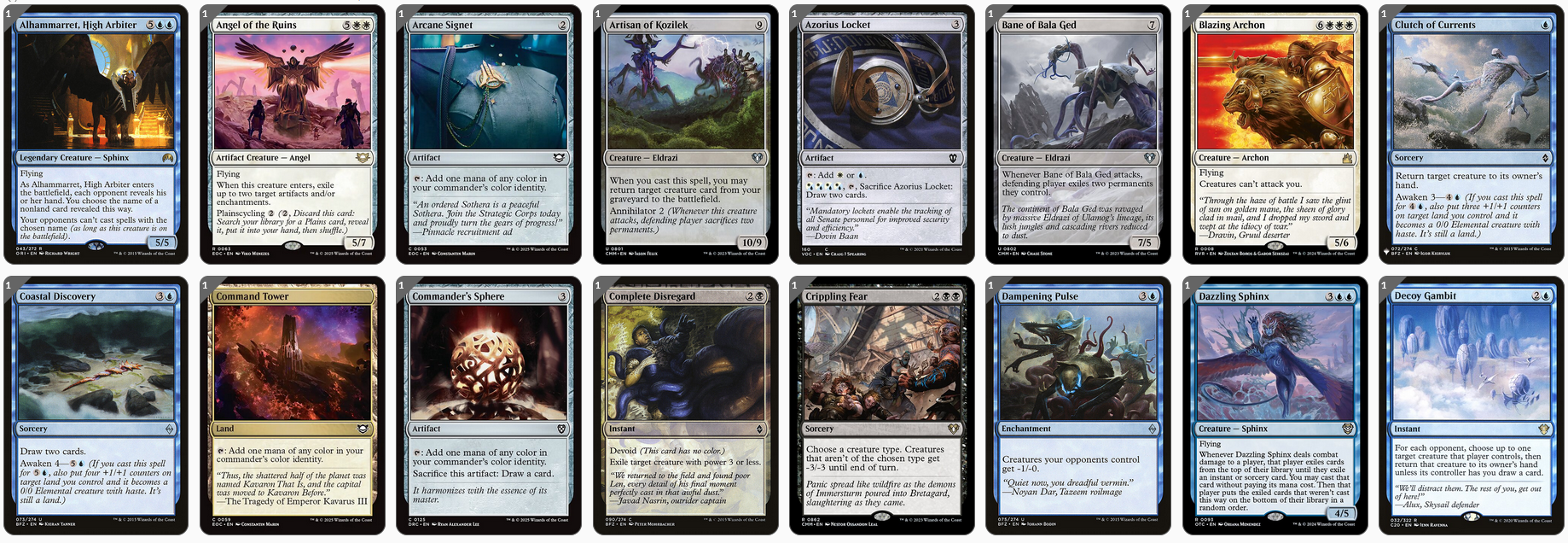 MTG Magic 100-Karten Commander Deck - Yennett Cryptic Sovereign (Sphinx)