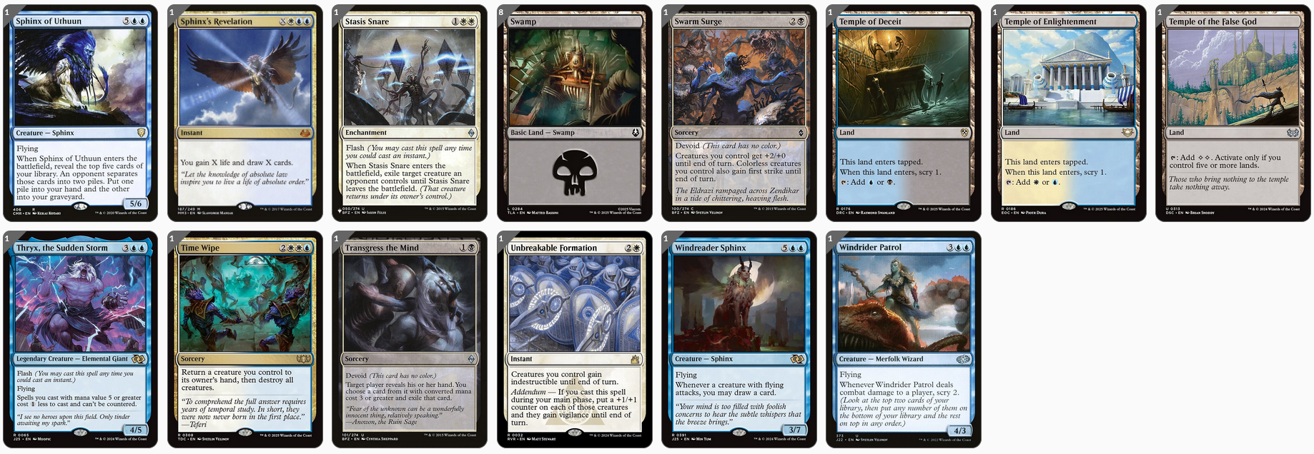 MTG Magic 100-Karten Commander Deck - Yennett Cryptic Sovereign (Sphinx)