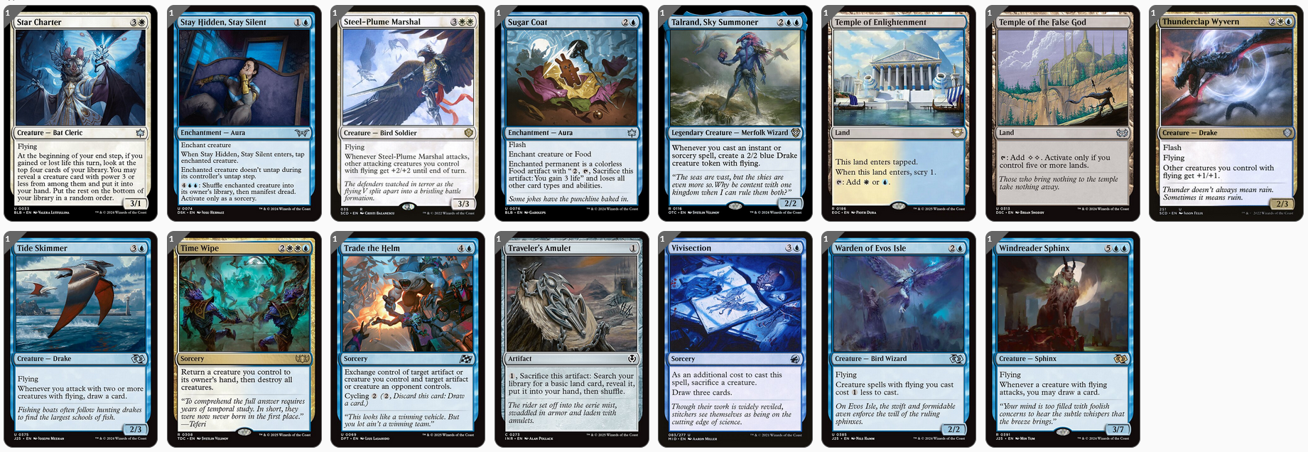 MTG Magic the Gathering Commander Deck - Kangee, Sky Warden (Flying Creatures)