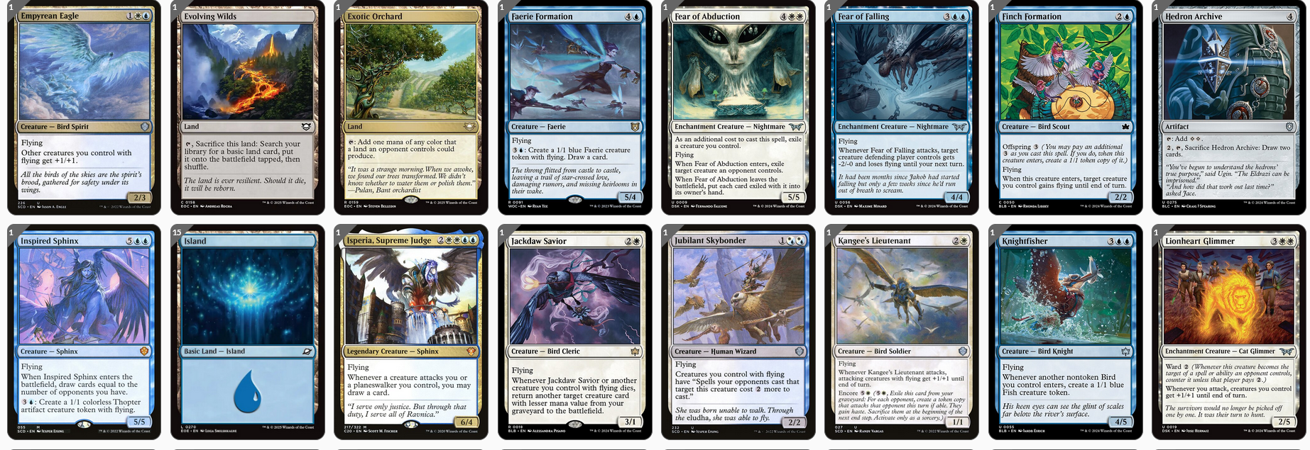 MTG Magic the Gathering Commander Deck - Kastral, the Windcrested (Birds)