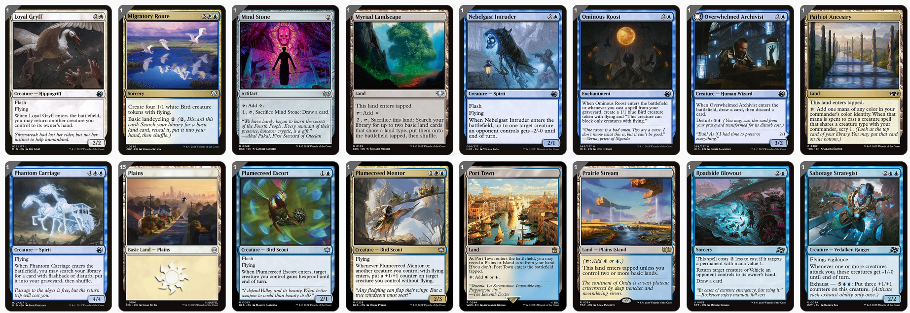 MTG Magic the Gathering Commander Deck - Kastral, the Windcrested (Birds)
