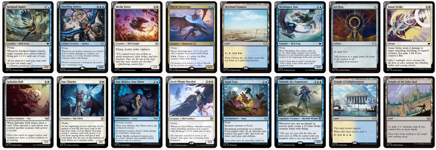 MTG Magic the Gathering Commander Deck - Kastral, the Windcrested (Birds)