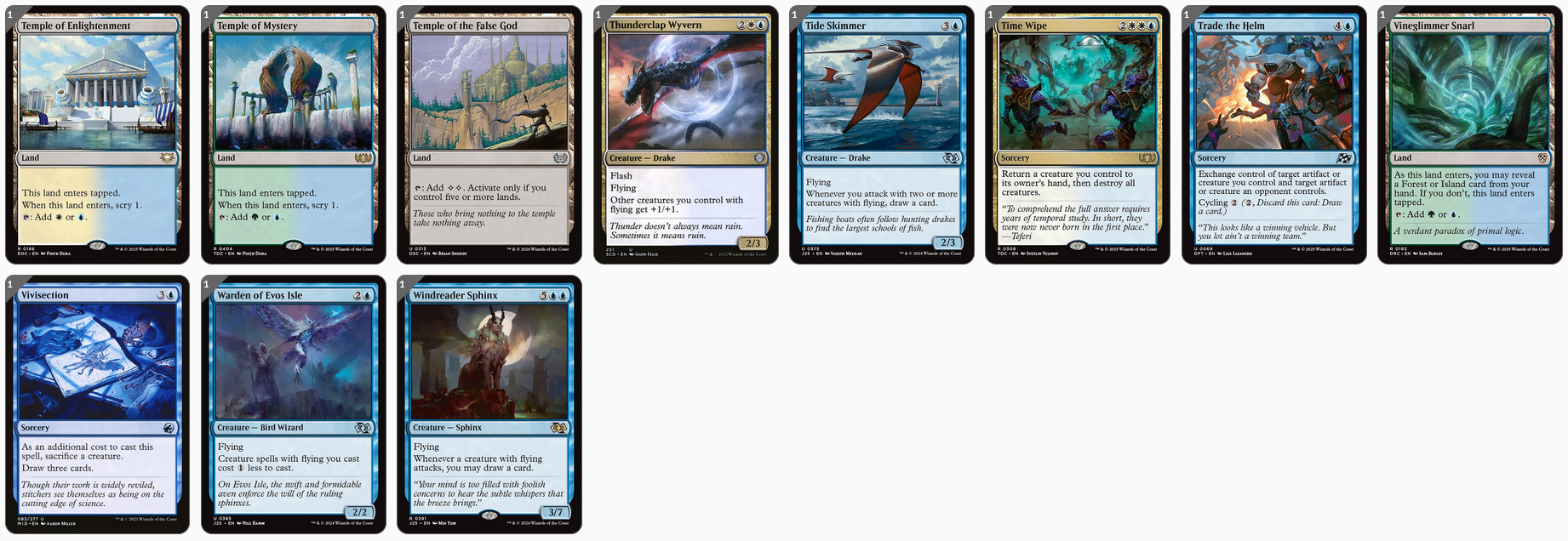 MTG Magic the Gathering Commander Deck - Choco, Seeker of Paradise (Lands & Birds)