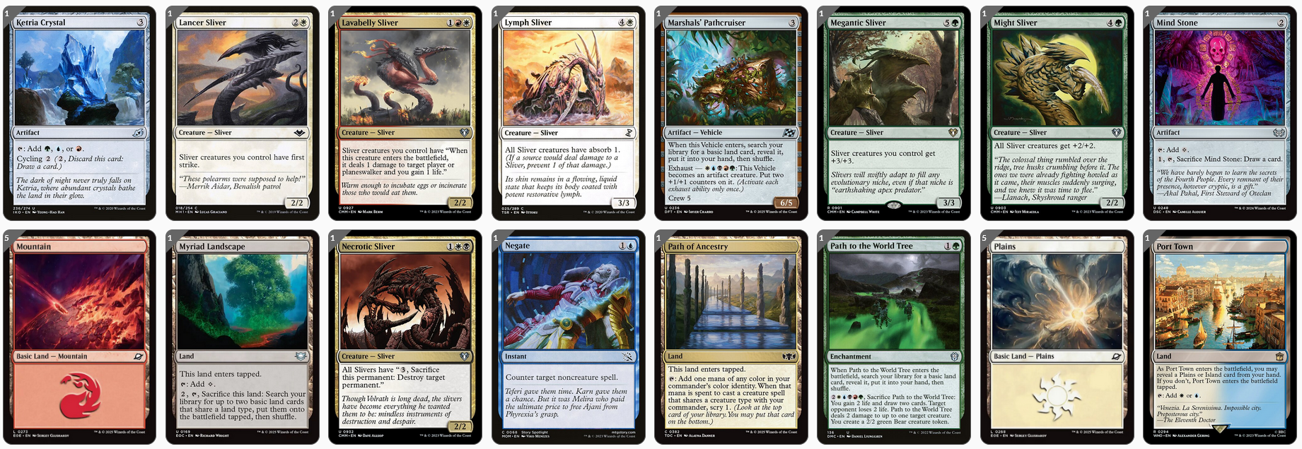 MTG Magic 100-Karten Commander Deck - Sliver Hivelord (Remasuri-Schwarmfürst)