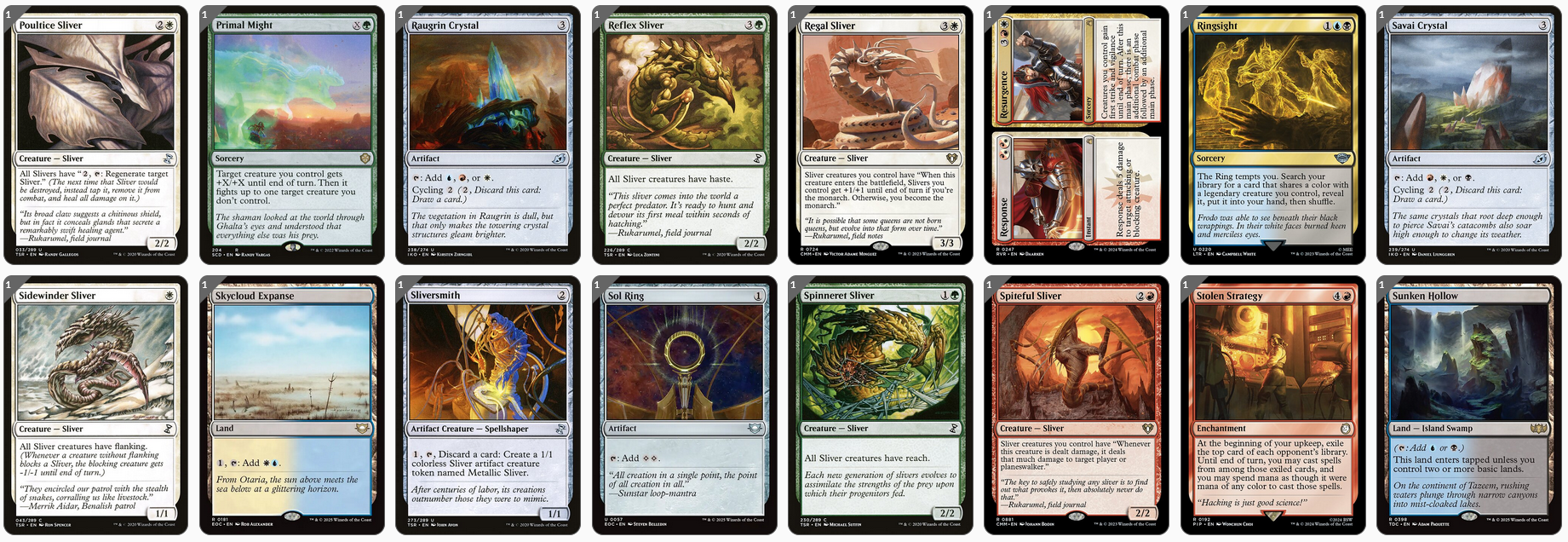 MTG Magic 100-Karten Commander Deck - Sliver Hivelord (Remasuri-Schwarmfürst)