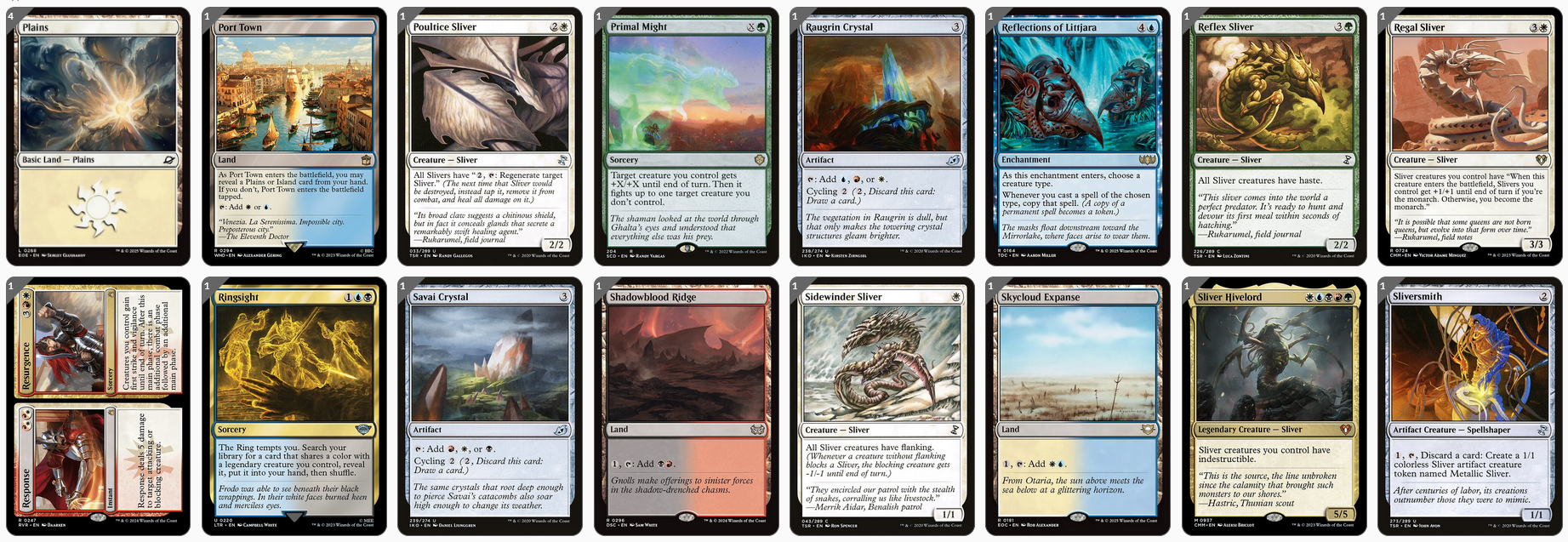 MTG Magic 100-Karten Commander Deck - The First Sliver (Remasuri, Slivers, Cascade)