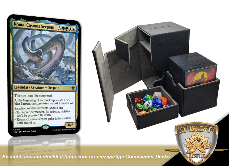 MTG Magic the Gathering Commander Deck - Koma, Cosmos Serpent (Simic Control)