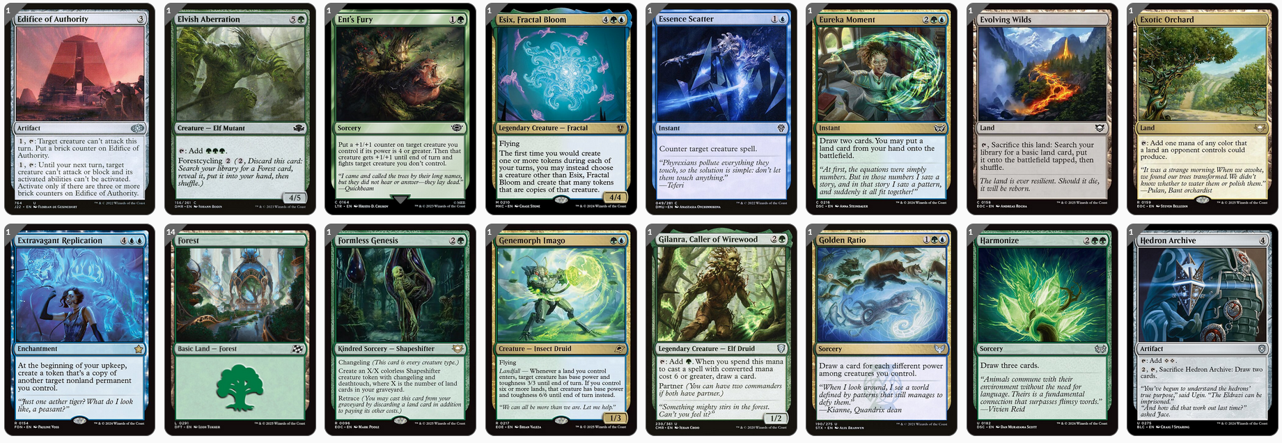 MTG Magic the Gathering Commander Deck - Koma, Cosmos Serpent (Simic Control)