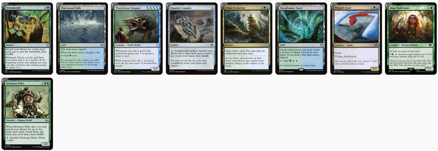 MTG Magic the Gathering Commander Deck - Koma, Cosmos Serpent (Simic Control)