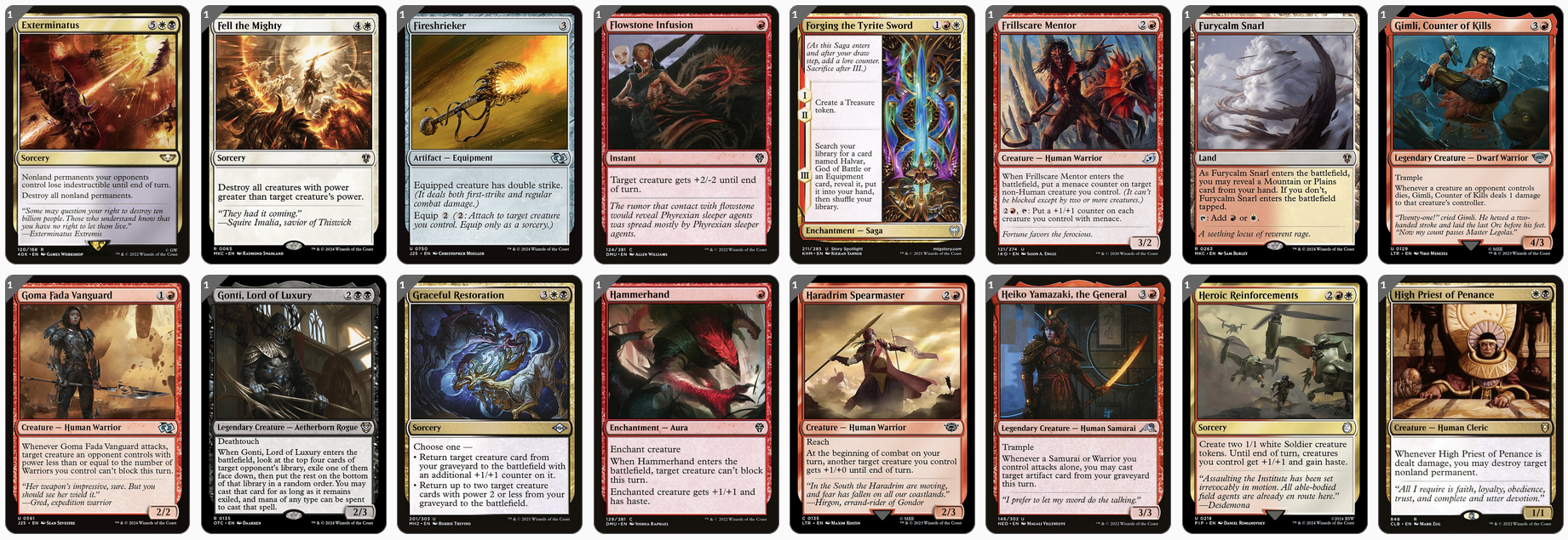 MTG Magic the Gathering Commander Deck - Zurgo Helmsmasher (Face Warrior)