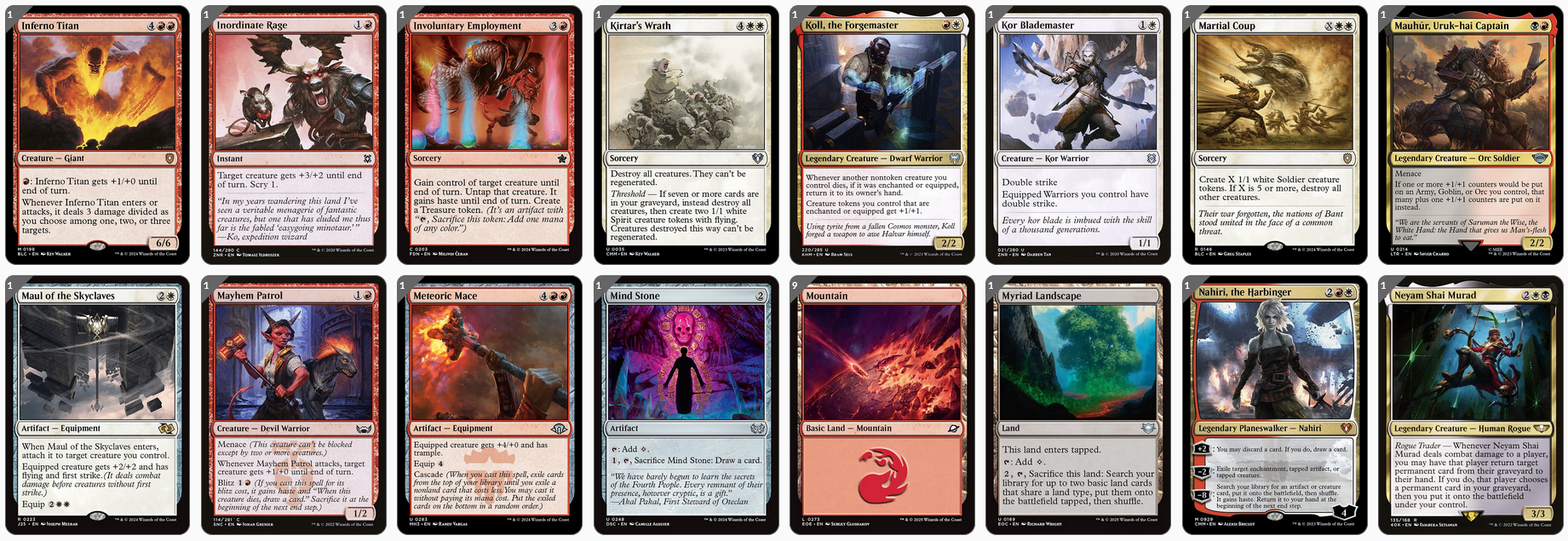 MTG Magic the Gathering Commander Deck - Zurgo Helmsmasher (Face Warrior)