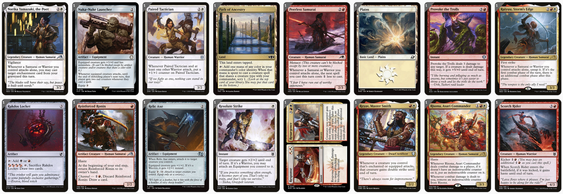 MTG Magic the Gathering Commander Deck - Zurgo Helmsmasher (Face Warrior)
