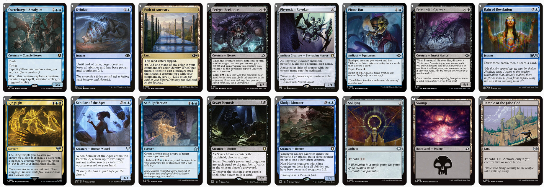 MTG Magic the Gathering Commander Deck - Captain N'ghathrod (Horror)