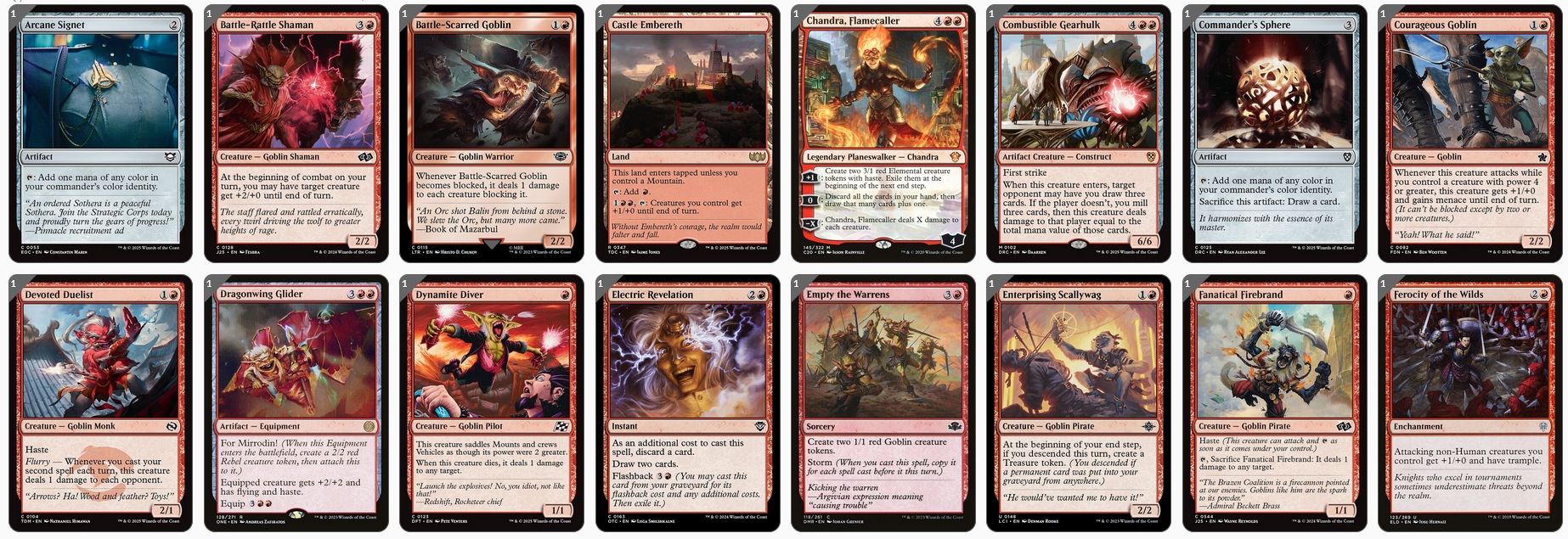 MTG Magic the Gathering Commander Deck - Krenko, Mob Boss (Goblin Chaos)