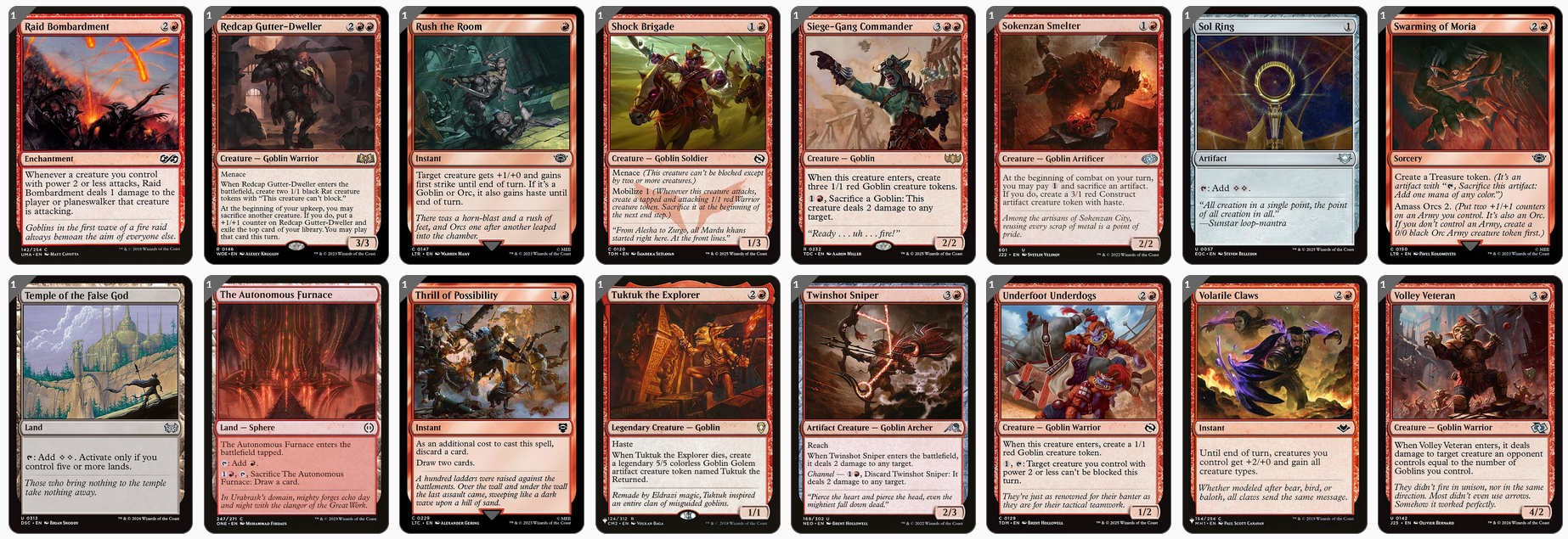 MTG Magic the Gathering Commander Deck - Krenko, Mob Boss (Goblin Chaos)