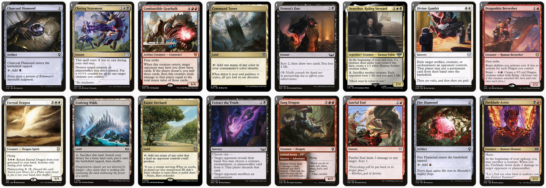 MTG Magic 100-Karten Commander Deck - Piru, the Volatile (Dragon's Madness)