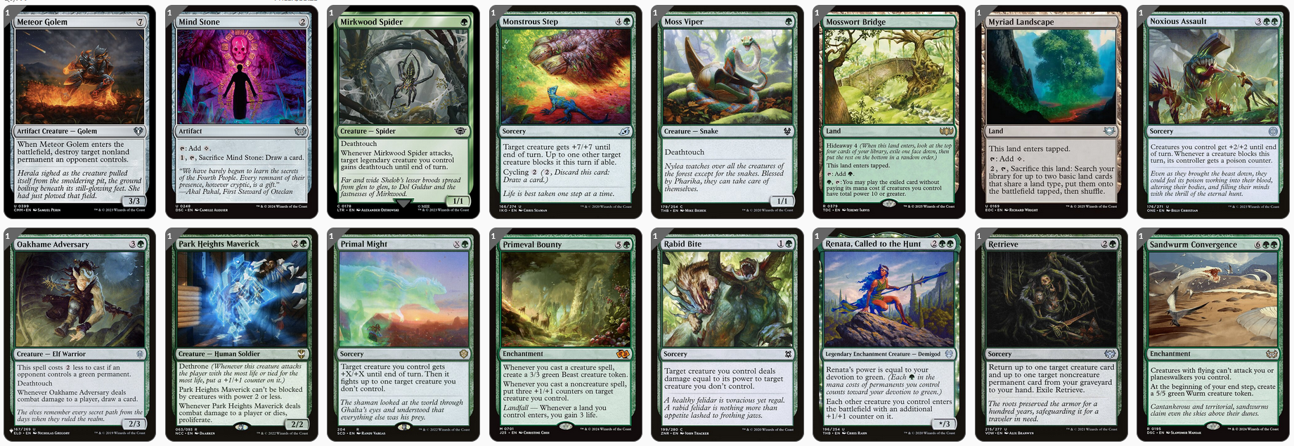 MTG Magic the Gathering Commander Deck - Fynn, the Fangbearer (Deathtouch, Poison)