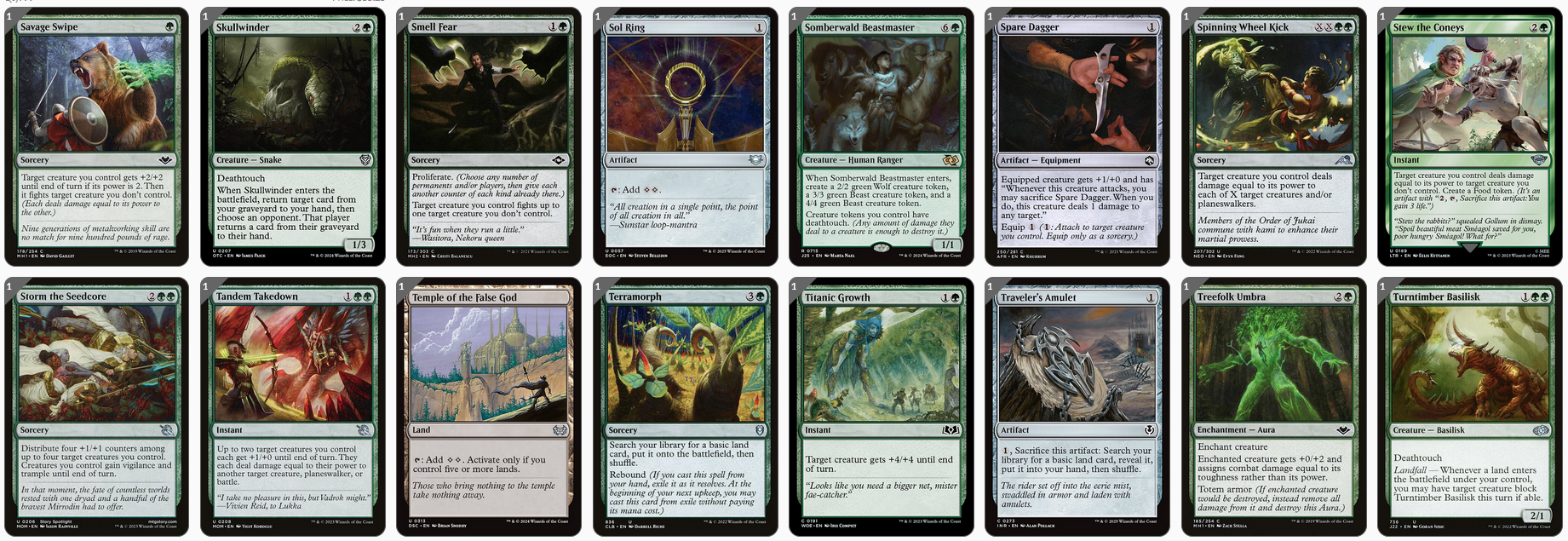 MTG Magic the Gathering Commander Deck - Fynn, the Fangbearer (Deathtouch, Poison)