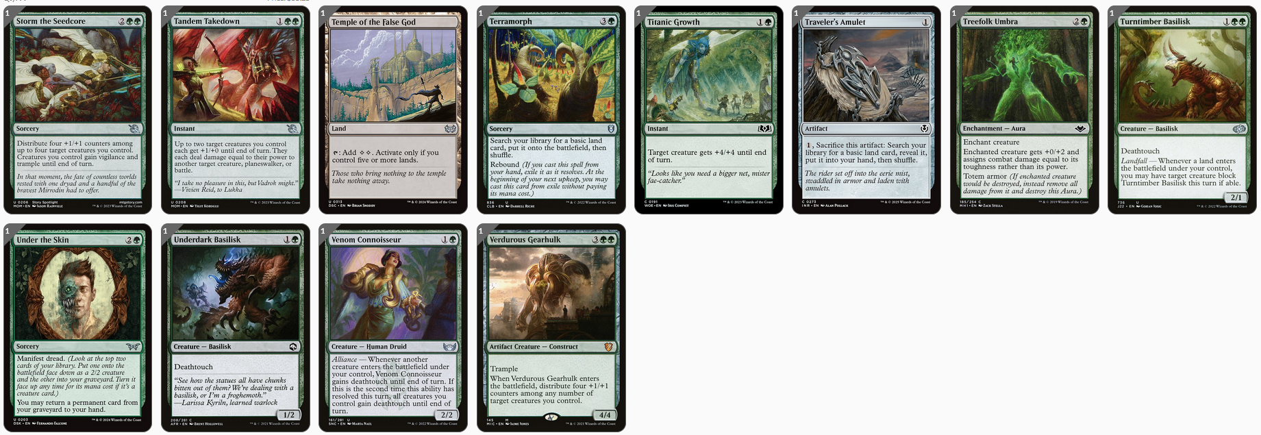 MTG Magic the Gathering Commander Deck - Fynn, the Fangbearer (Deathtouch, Poison)