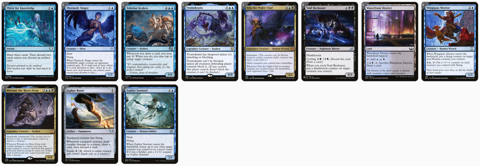 MTG Magic the Gathering Commander Deck - Satoru Umezawa (Ninja & Monsters)