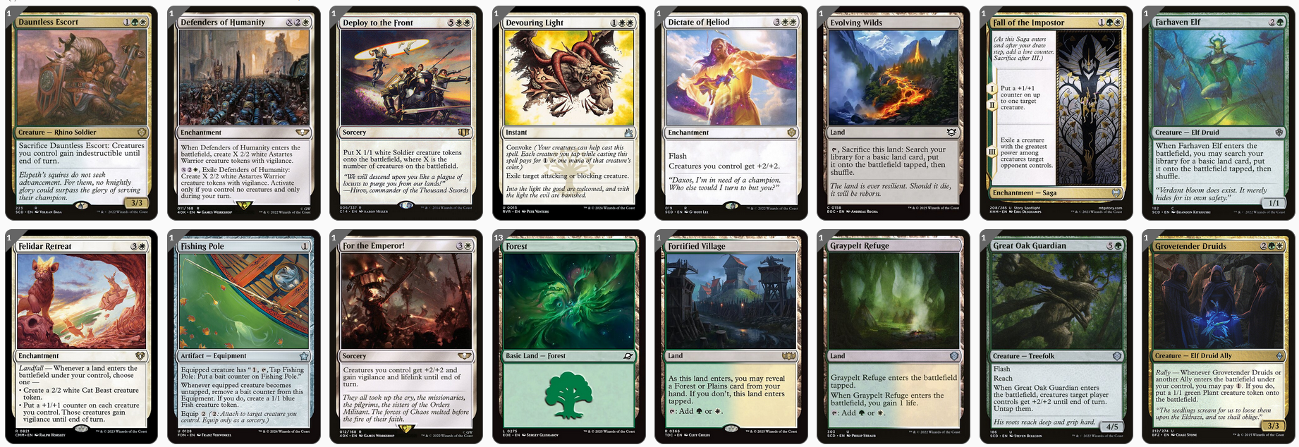 MTG Magic the Gathering Commander Deck - Ghalta and Mavren (Tokens)