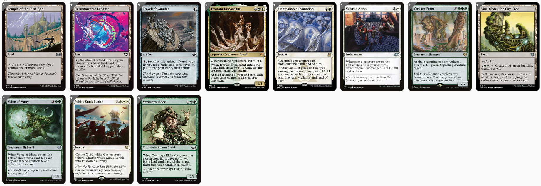 MTG Magic the Gathering Commander Deck - Ghalta and Mavren (Tokens)