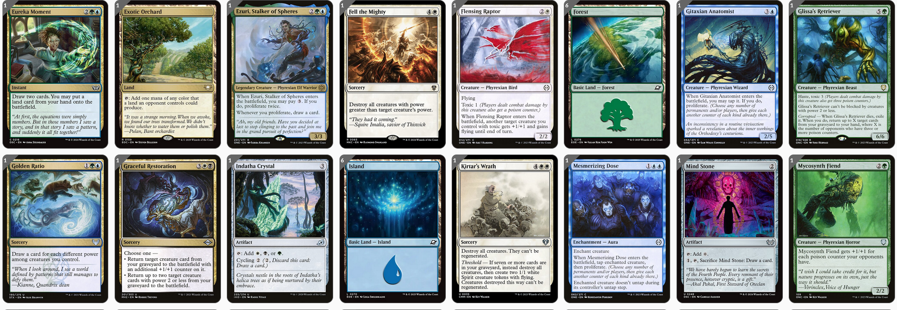 MTG Magic 100-Karten Commander Deck - Atraxa, Praetor's Voice (Poison, Infect)