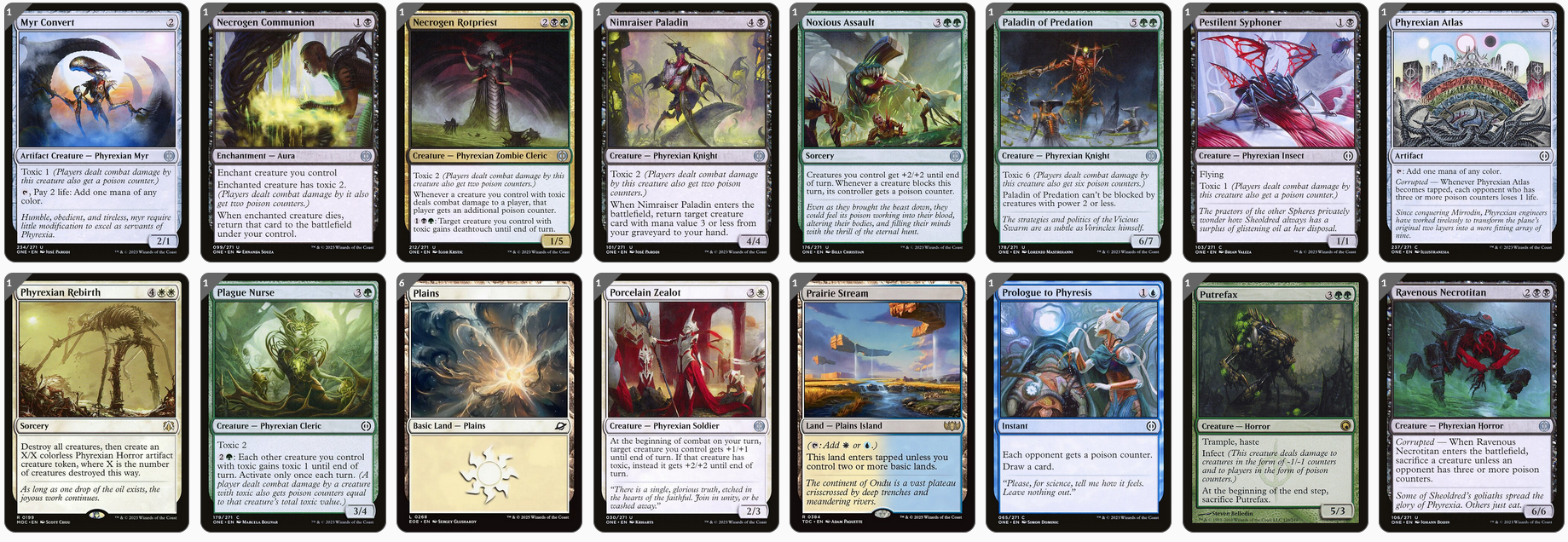 MTG Magic 100-Karten Commander Deck - Atraxa, Praetor's Voice (Poison, Infect)