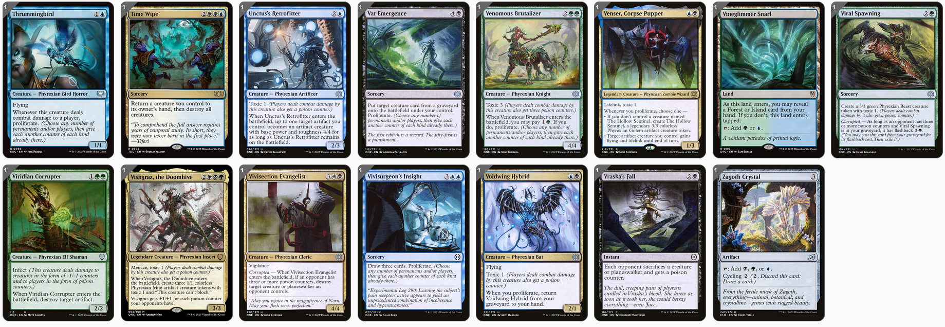 MTG Magic 100-Karten Commander Deck - Atraxa, Praetor's Voice (Poison, Infect)