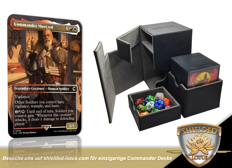 MTG Magic the Gathering Commander Deck - Commander Mustard (Soldiers Sabotage)