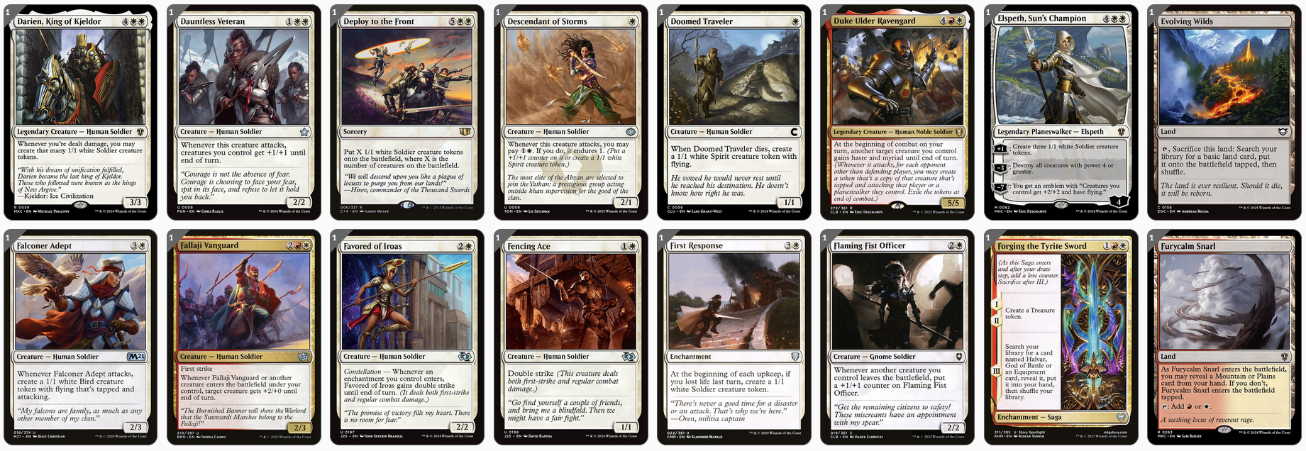 MTG Magic the Gathering Commander Deck - Commander Mustard (Soldiers Sabotage)