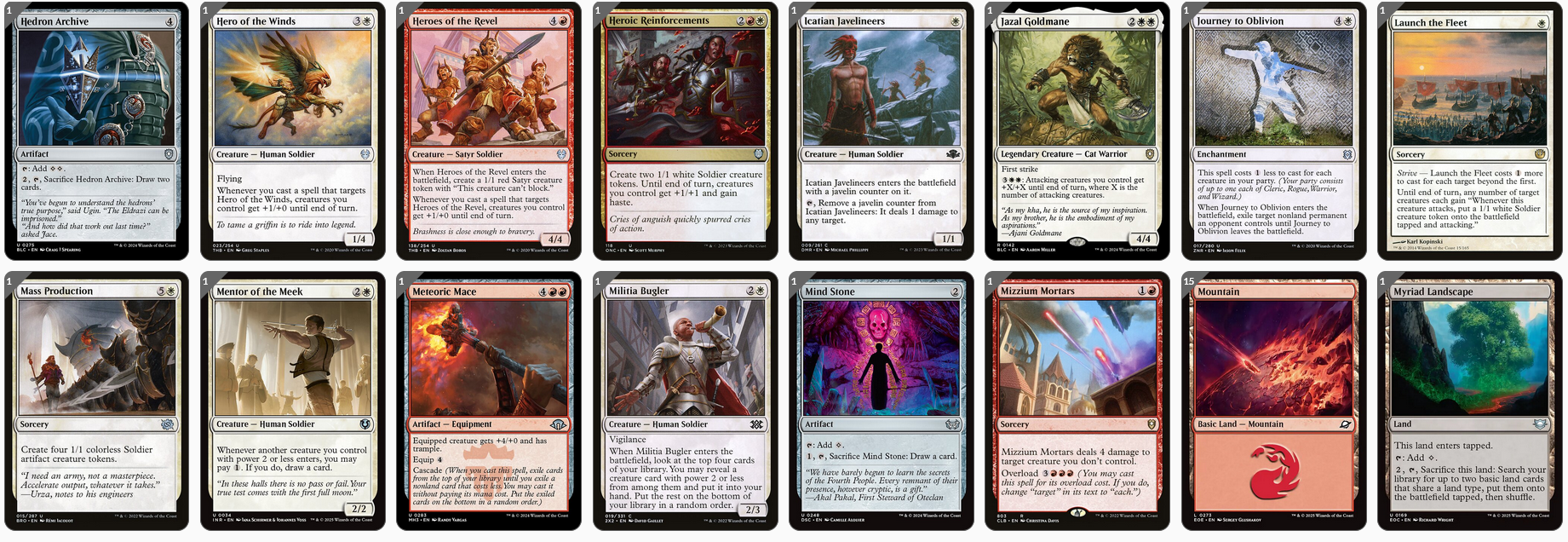 MTG Magic the Gathering Commander Deck - Commander Mustard (Soldiers Sabotage)