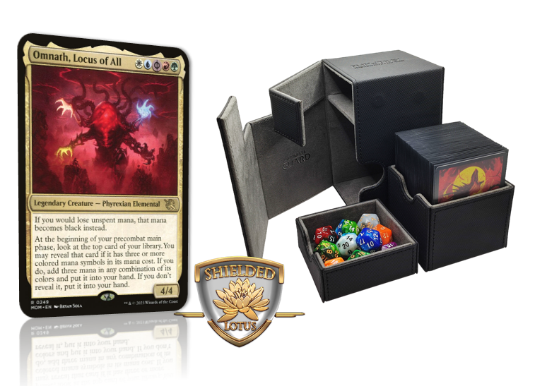 MTG Magic the Gathering Commander Deck - Omnath, Locus of All (5 Color Destruction)
