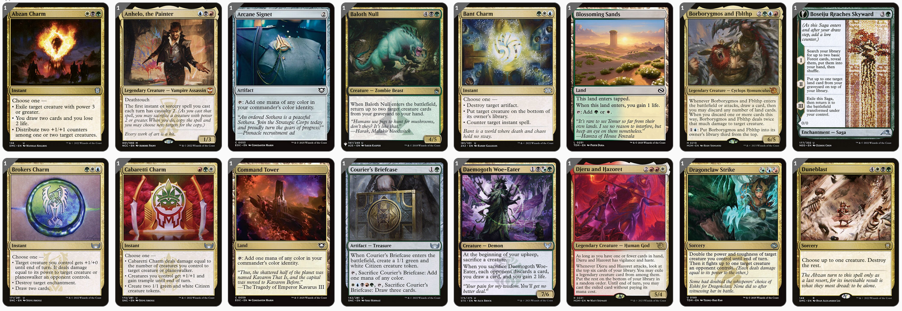 MTG Magic the Gathering Commander Deck - Omnath, Locus of All (5 Color Destruction)