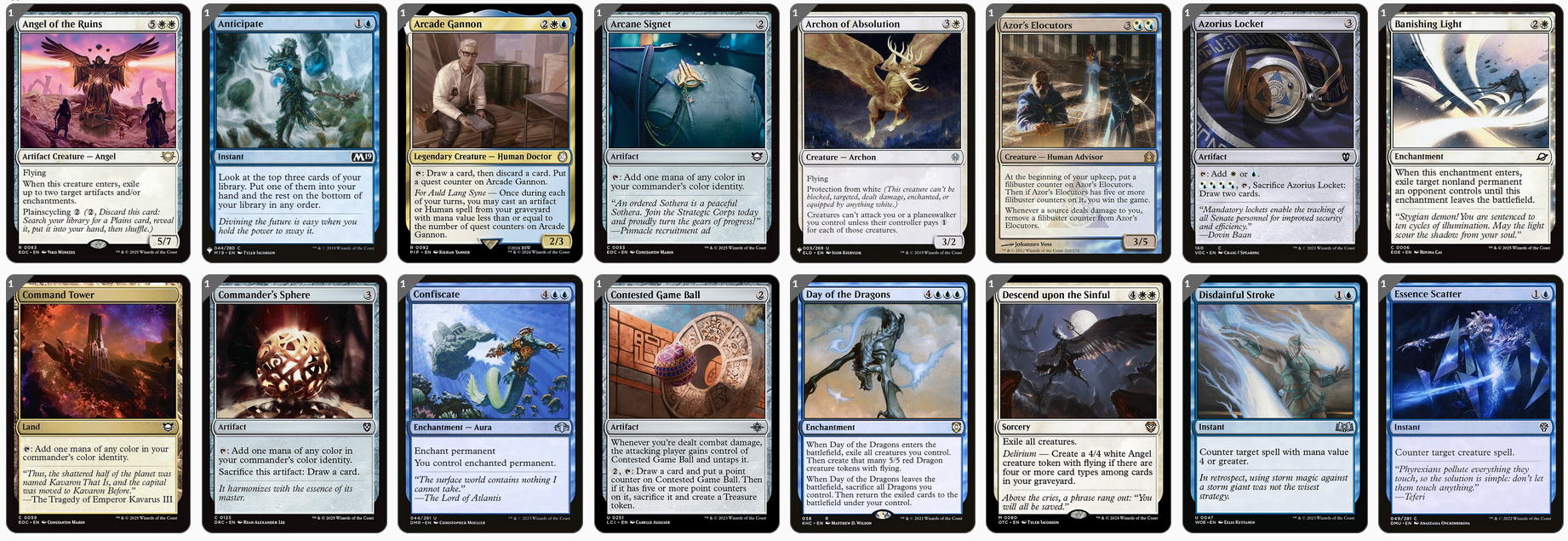 MTG Magic the Gathering Commander Deck - Grand Arbiter Augustin IV (Control)