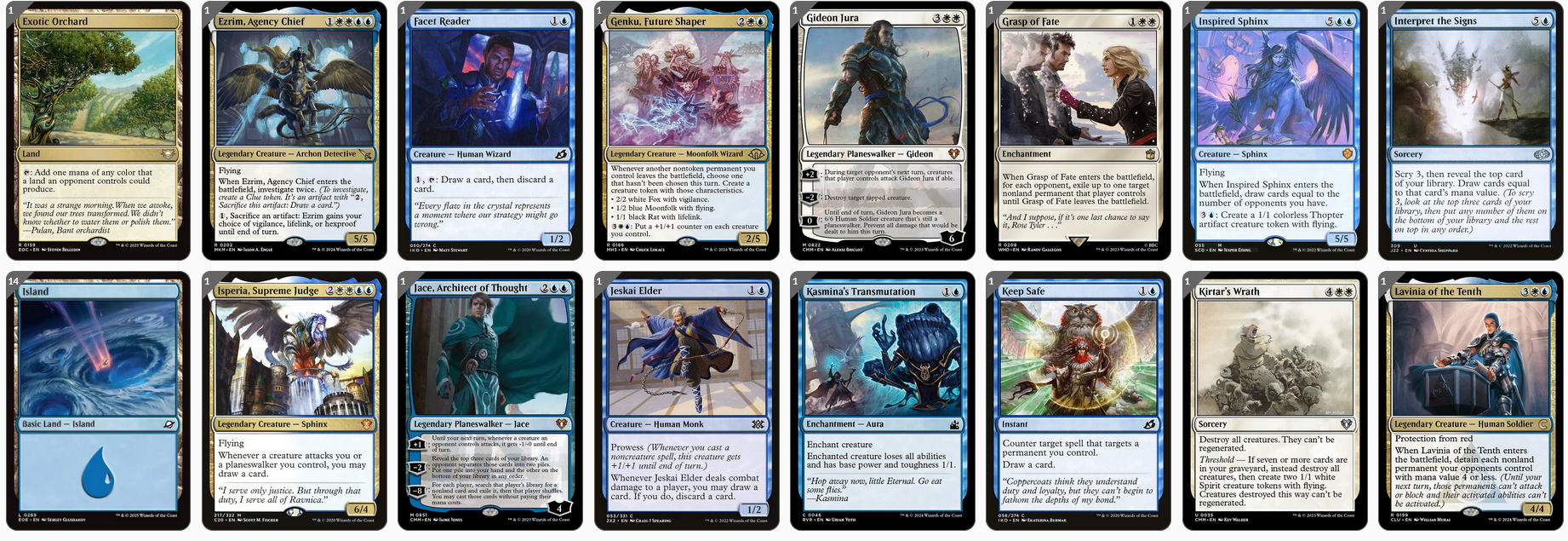 MTG Magic the Gathering Commander Deck - Grand Arbiter Augustin IV (Control)