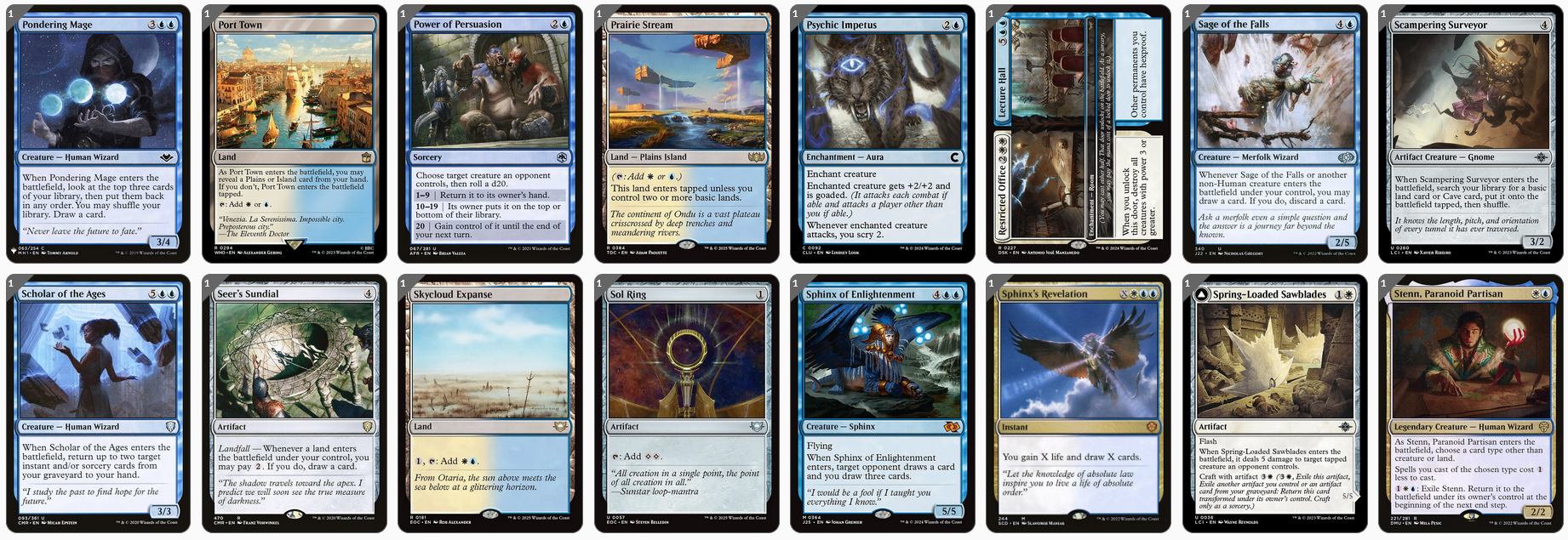 MTG Magic the Gathering Commander Deck - Grand Arbiter Augustin IV (Control)