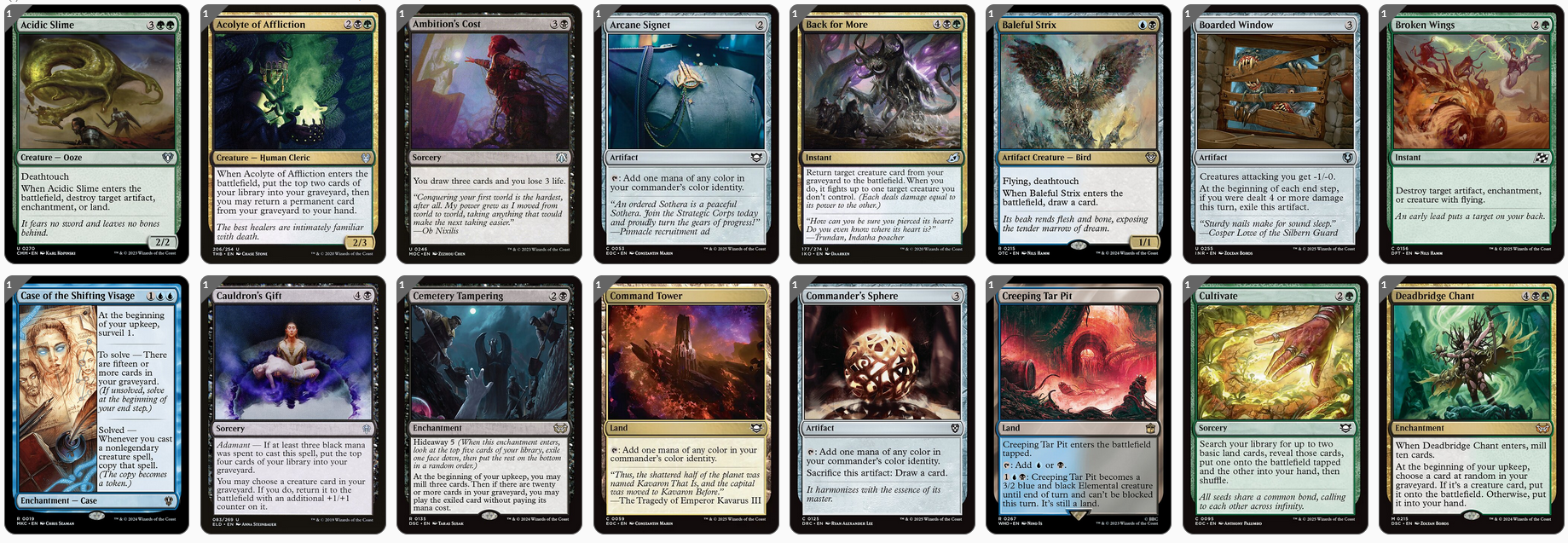 MTG Magic the Gathering Commander Deck - Muldrotha, the Gravetide (Mill, Graveyard)