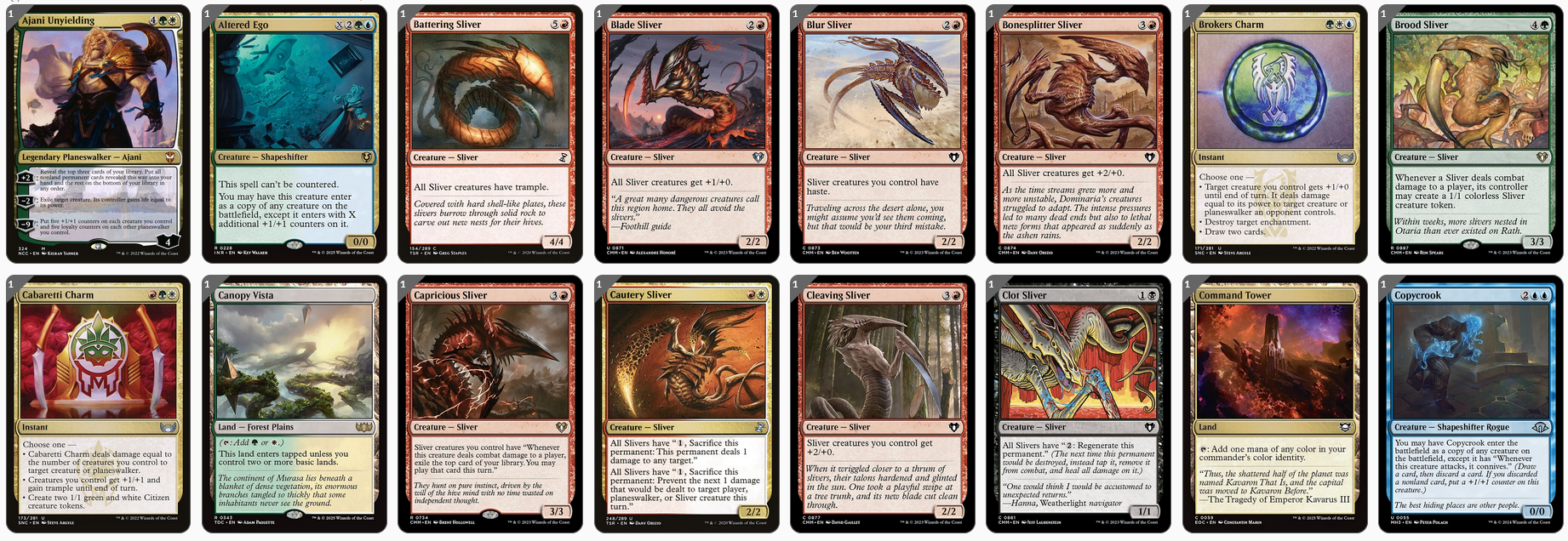 MTG Magic 100-Karten Commander Deck - Sliver Hivelord (Remasuri-Schwarmfürst)