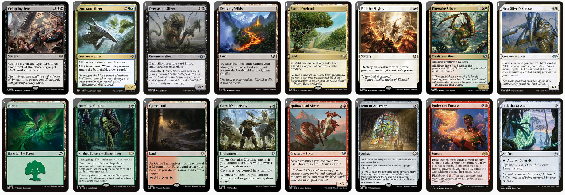 MTG Magic 100-Karten Commander Deck - Sliver Hivelord (Remasuri-Schwarmfürst)