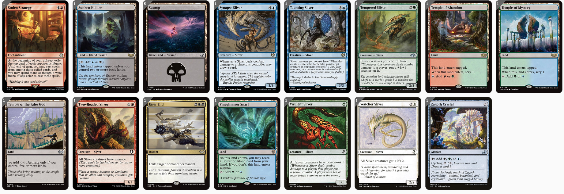 MTG Magic 100-Karten Commander Deck - Sliver Hivelord (Remasuri-Schwarmfürst)