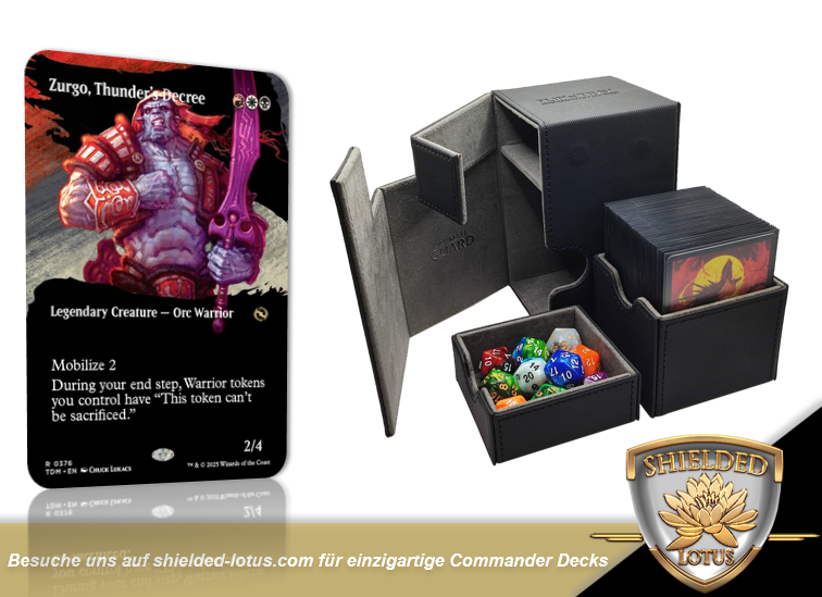 MTG Magic the Gathering Commander Deck - Zurgo, Thunder's Decree (Warrior Tokens)