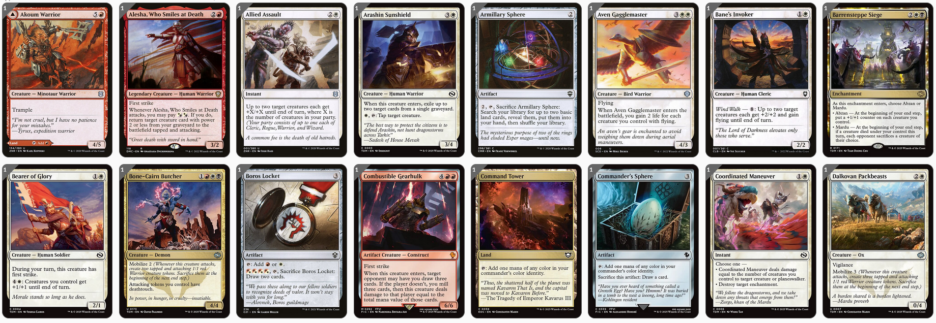 MTG Magic the Gathering Commander Deck - Zurgo, Thunder's Decree (Warrior Tokens)