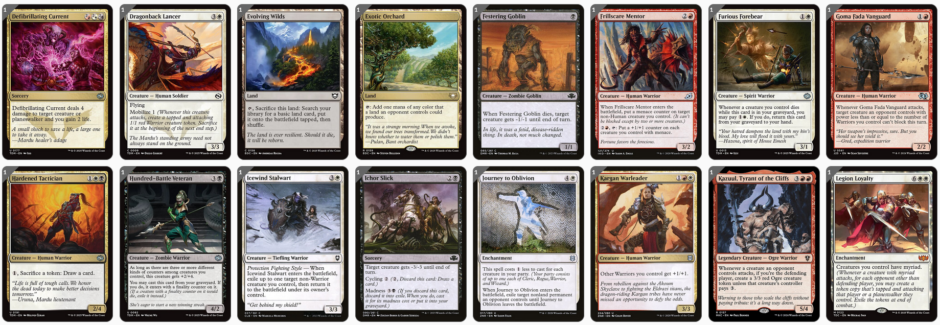 MTG Magic the Gathering Commander Deck - Zurgo, Thunder's Decree (Warrior Tokens)