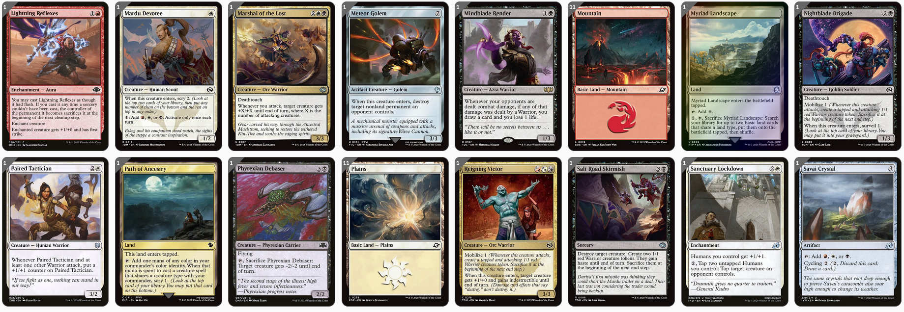 MTG Magic the Gathering Commander Deck - Zurgo, Thunder's Decree (Warrior Tokens)