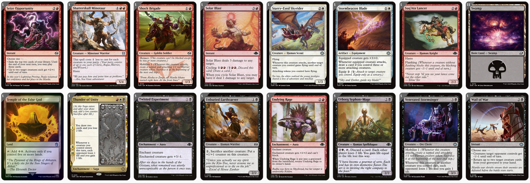 MTG Magic the Gathering Commander Deck - Zurgo, Thunder's Decree (Warrior Tokens)